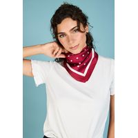 Pañuelo Emilia Satinado Rojo