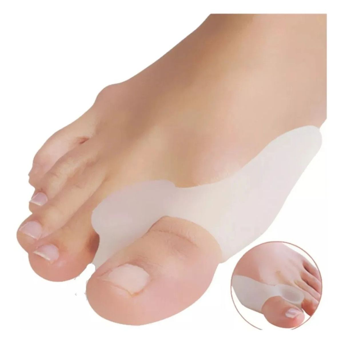 LIKE SHOP - Pack 2 Corrector Juanete Ambos Pies Separador Dedo Silicona 676