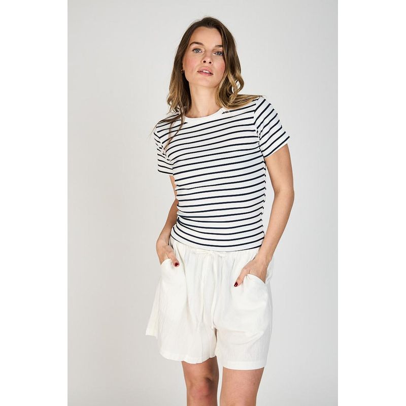 ECLIPSE - Polera Francesca Rayada Eclipse