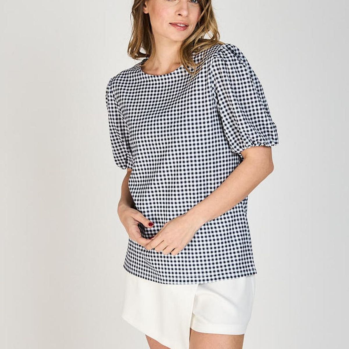 ECLIPSE - Polera Claire Manga Campana Eclipse