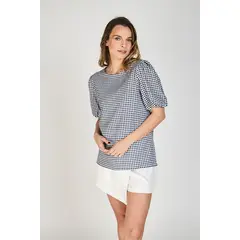 ECLIPSE - Polera Claire Manga Campana