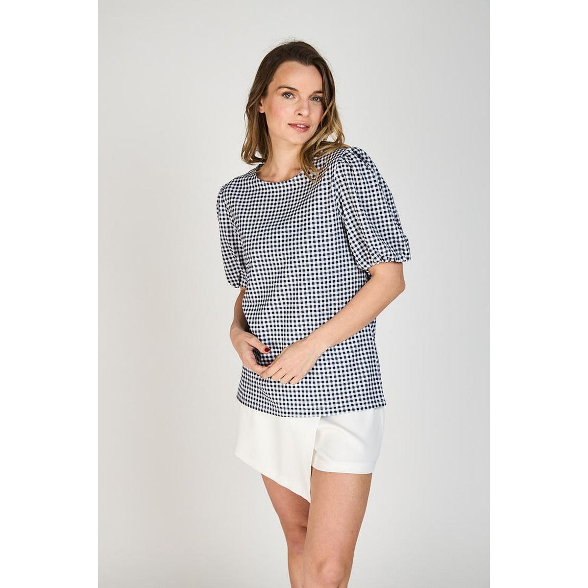 ECLIPSE - Polera Claire Manga Campana Eclipse