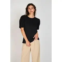 ECLIPSE - Polera Claire Manga Campana