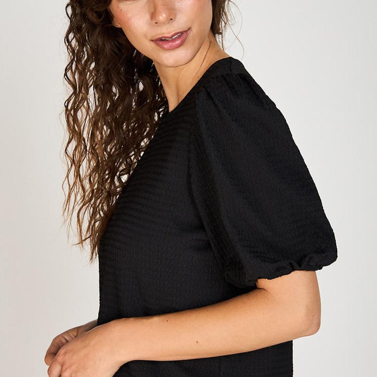 ECLIPSE - Polera Claire Manga Campana Eclipse