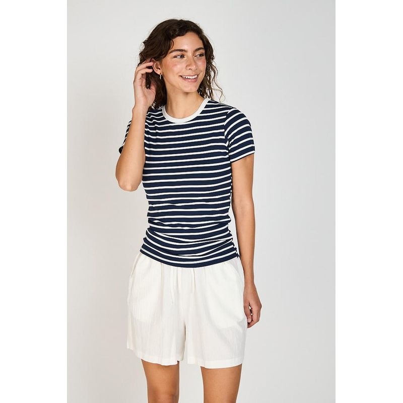 ECLIPSE - Polera Francesca Rayada Eclipse
