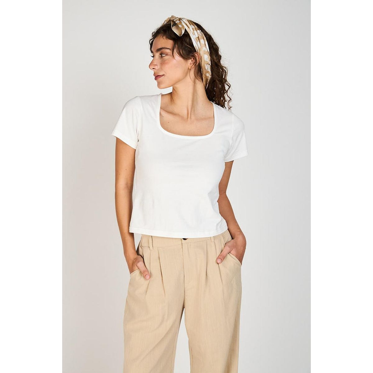 ECLIPSE - Polera Escote Cuadrado Amelia Eclipse
