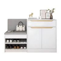 Zapatero Con Armario Cajon 1102480CM Organizador Moderno