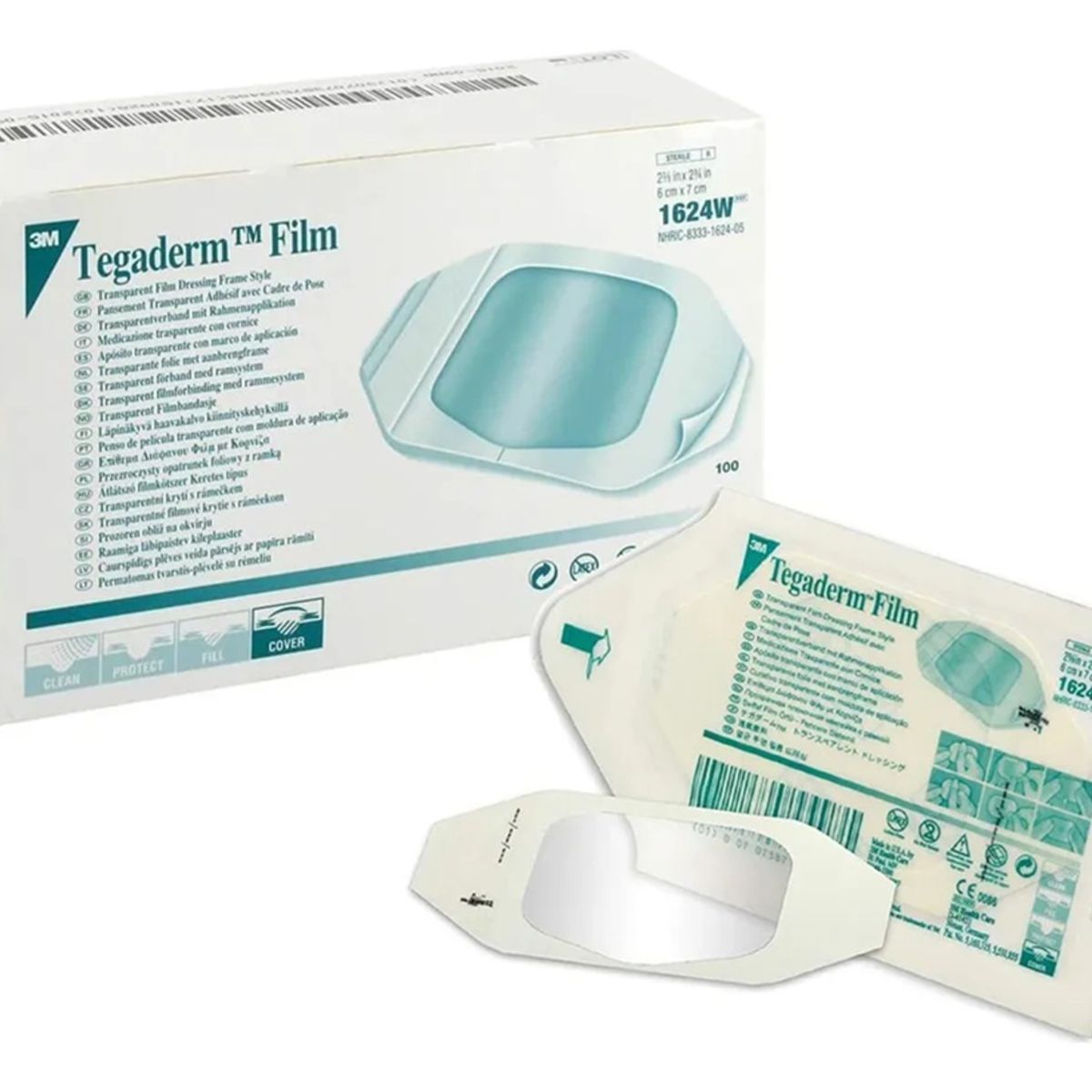 3M - Pack X50 Tegaderm Film Aposito Transparente 10x12cm Heridas