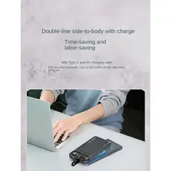 GENERICO - Batería Externa Power Bank 10000 Mah Usb-c Ligthning