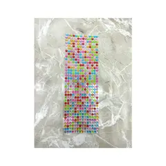 GENERICO - Adhesivo Bling Grande Multicolor 1 Unidad