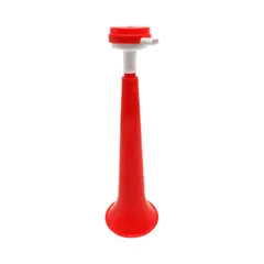 GENERICO - Vuvuzela Simple Roja 1 Unidad