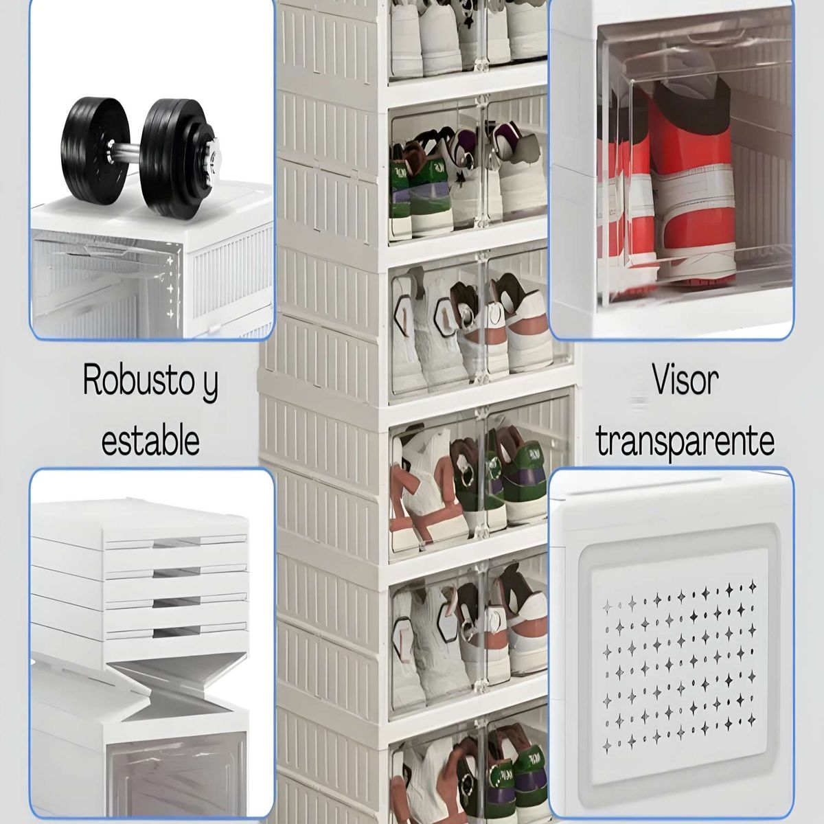 GENERICO - ORGANIZADOR DOBLE DE ZAPATOS 6 NIVELES  12 PARES