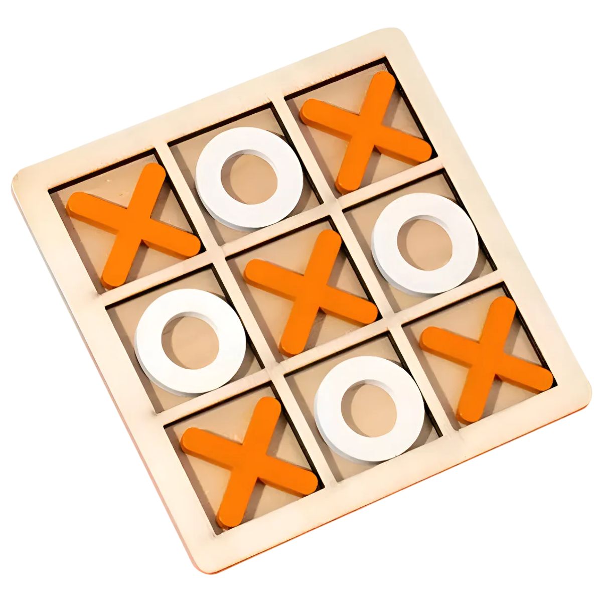 GENERICO - Juego De Mesa Clásico Juego Del Gato En Madera X Y 0