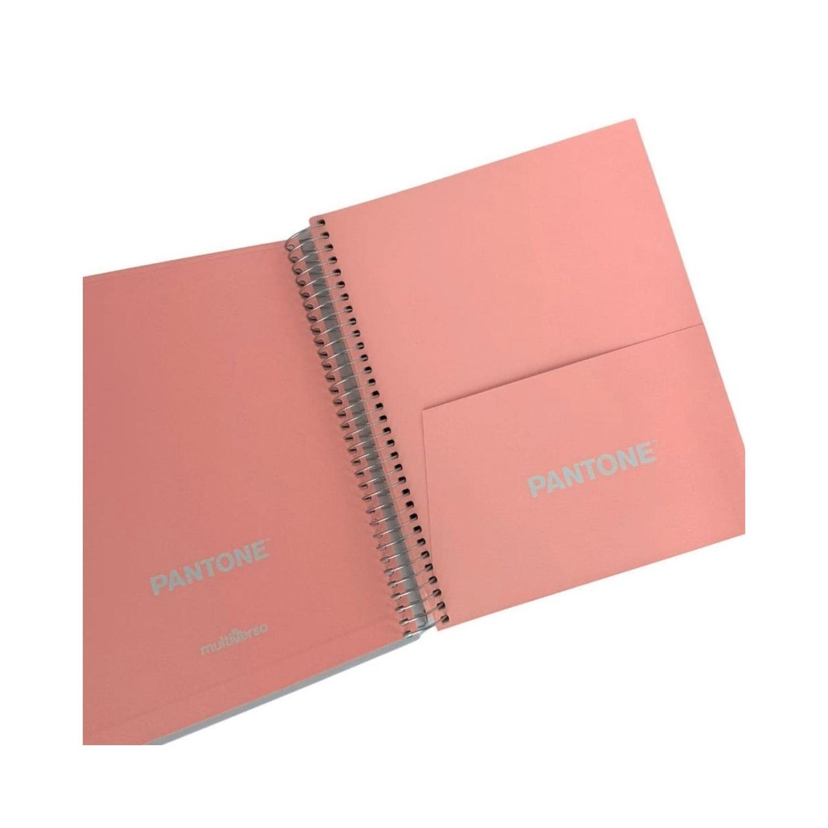 GENERICO - Cuaderno Medio Oficio (17x21,2cm) 150 Hojas. Pantone - Coral claro