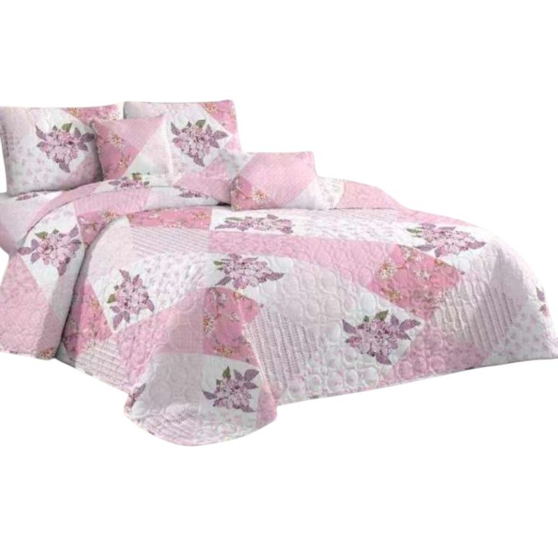 GENERICO - Cobertor Quilt De Verano Cubrecama 2 Plazas Colcha 230x250cm GS