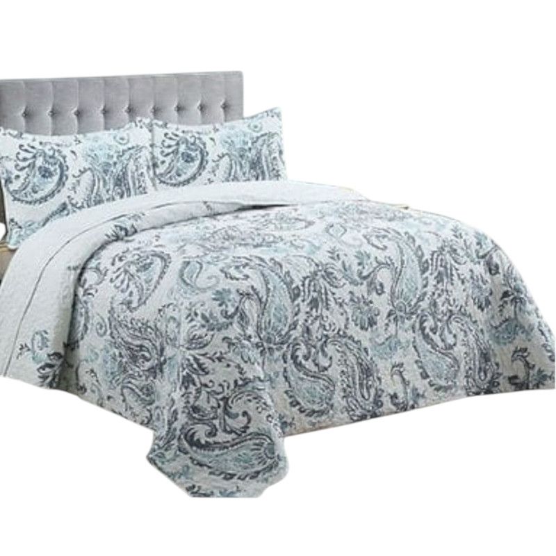 GENERICO - Cobertor Quilt De Verano Cubrecama 2 Plazas Colcha 230x250cm GS