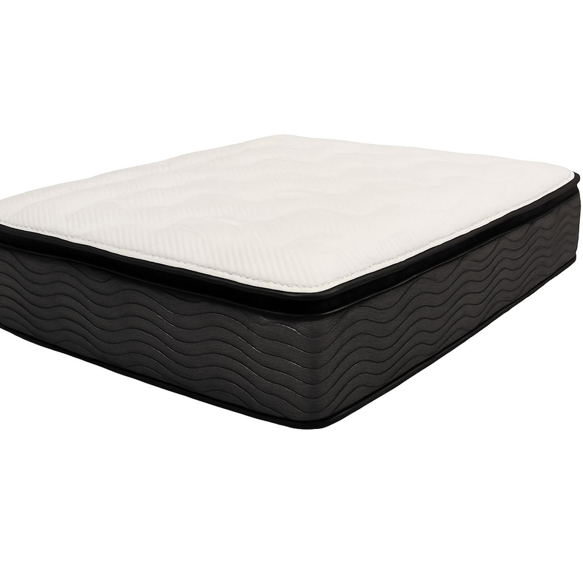 SWEET HOGAR - Colchon premium resortes pocket 2 plazas 28 cm de grosor, tela de punto tejida