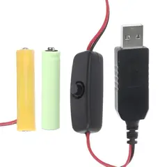 EON - 2 Pilas AA con cable USB e interruptor