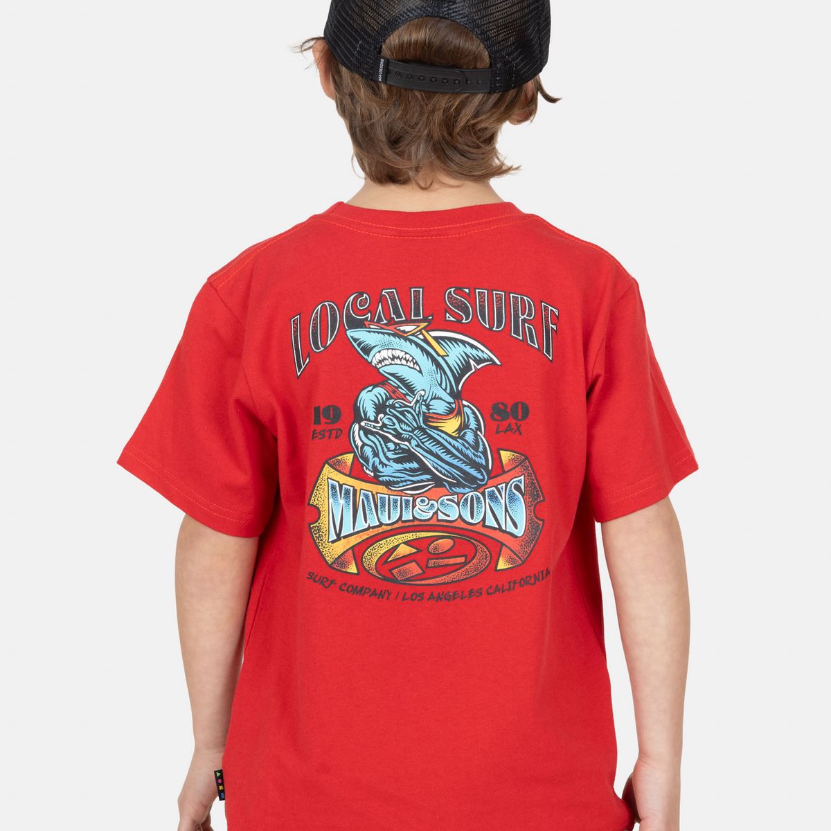 MAUI AND SONS - Pack Polera Jockey Aqualuz Rojo Infantil Maui And Sons
