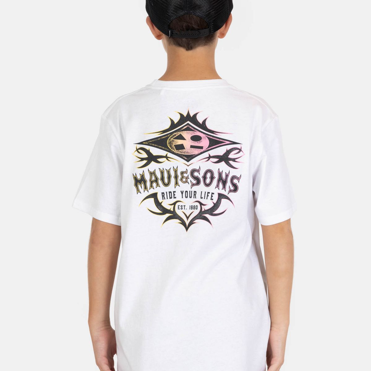 MAUI AND SONS - Pack Polera Jockey Oceaniax Blanco Infantil Maui And Sons