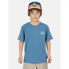 MAUI AND SONS - Pack Polera Jockey Salitre Azul Infantil