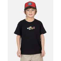 Pack Polera Jockey Surfari Negro Infantil