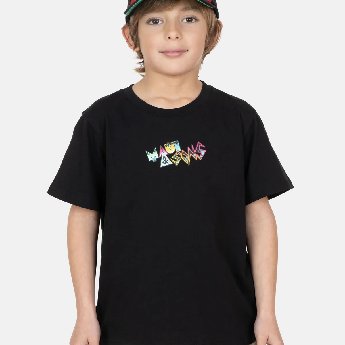 MAUI AND SONS - Pack Polera Jockey Surfari Negro Infantil Maui And Sons