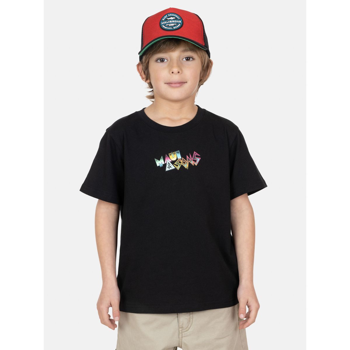 MAUI AND SONS - Pack Polera Jockey Surfari Negro Infantil Maui And Sons