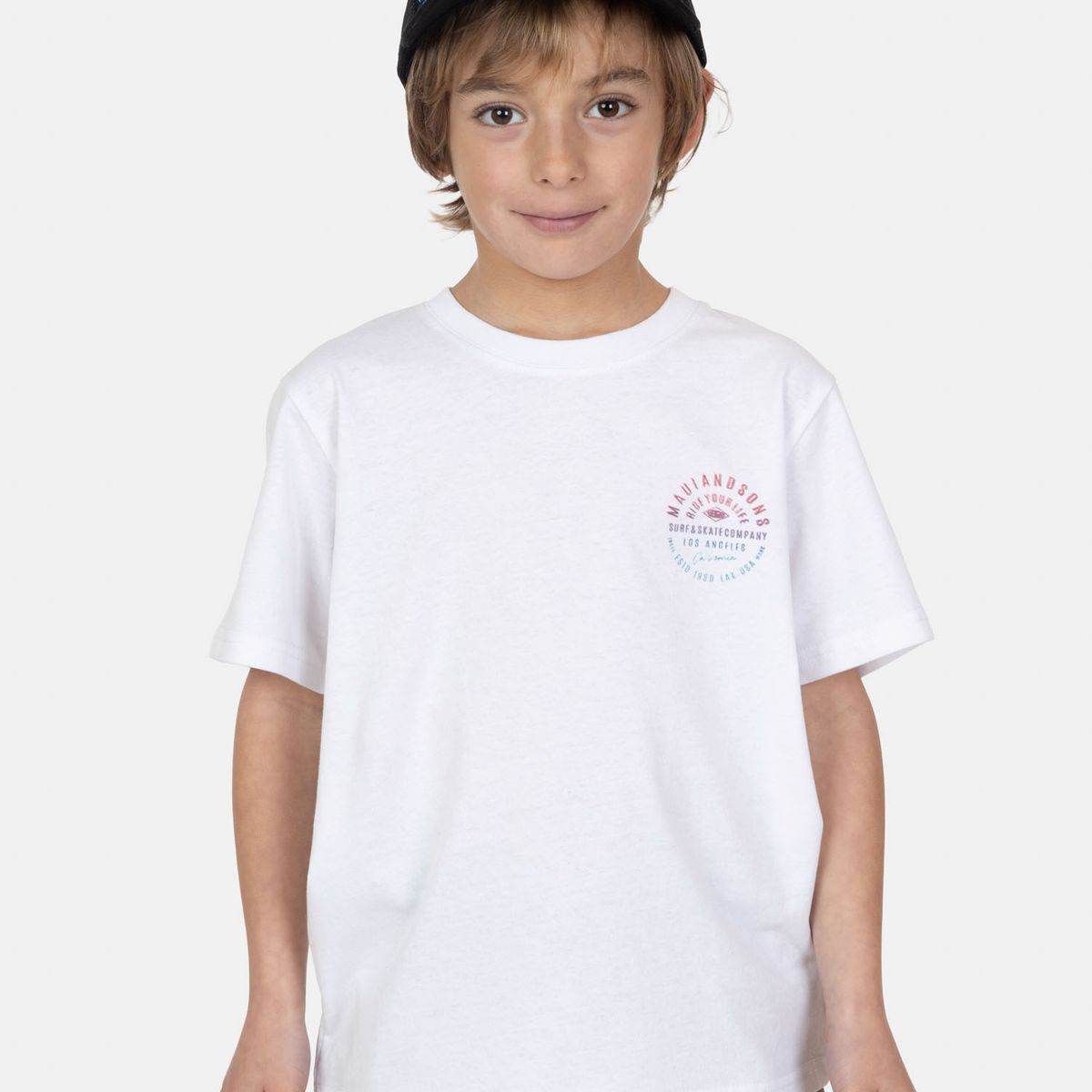 MAUI AND SONS - Pack Polera Jockey Vortexa Blanco Infantil Maui And Sons