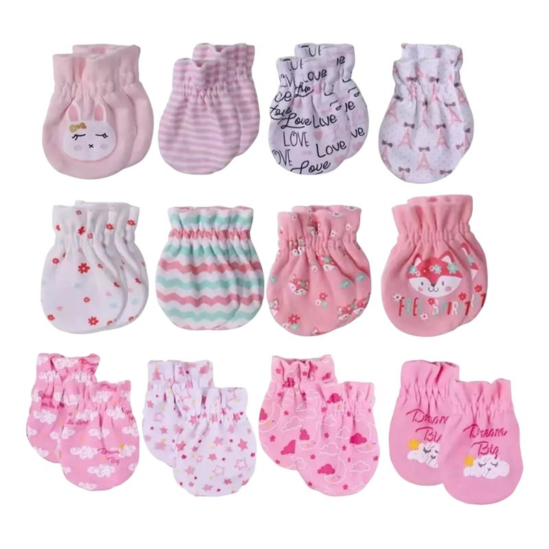 GENERICO - Mitones O Guentes De Bebe Pack 2 Unidades