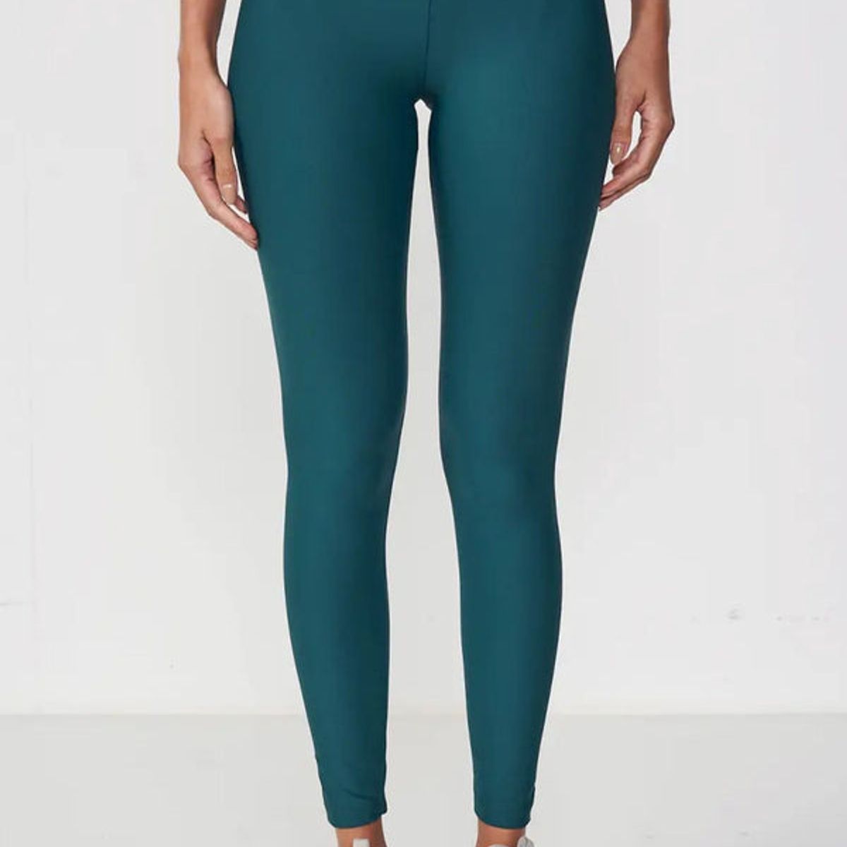 COLCCI - Calza Legging Performance Stripe  Verde Petróleo  Colcci Sport Inspire