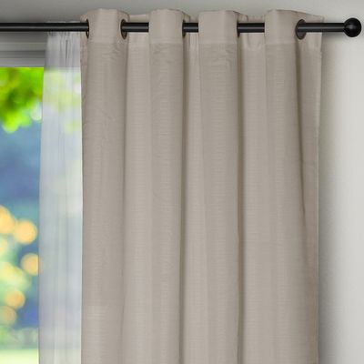 Imagen 2 del producto Set Cortinas Barbara 8 Piezas Taupe 140 X225