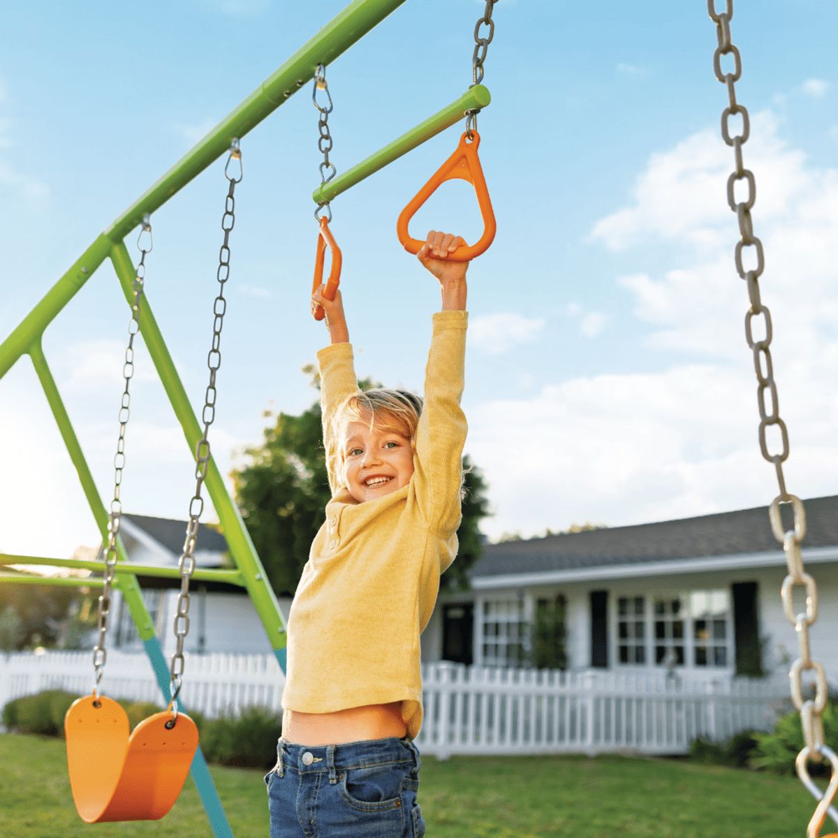 INTEX - Barra de Trapecio con Anillas Intex Trapeze Swing With Ring