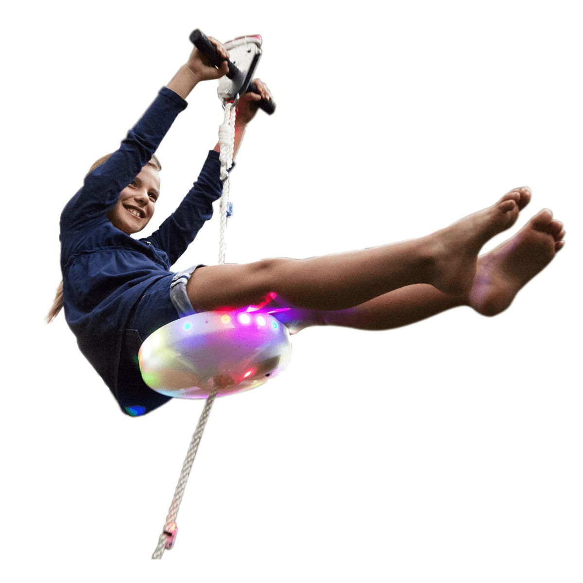 SLACKERS - Kit Tirolesa 30,5 m con Freno Slackers Riderz Zipline
