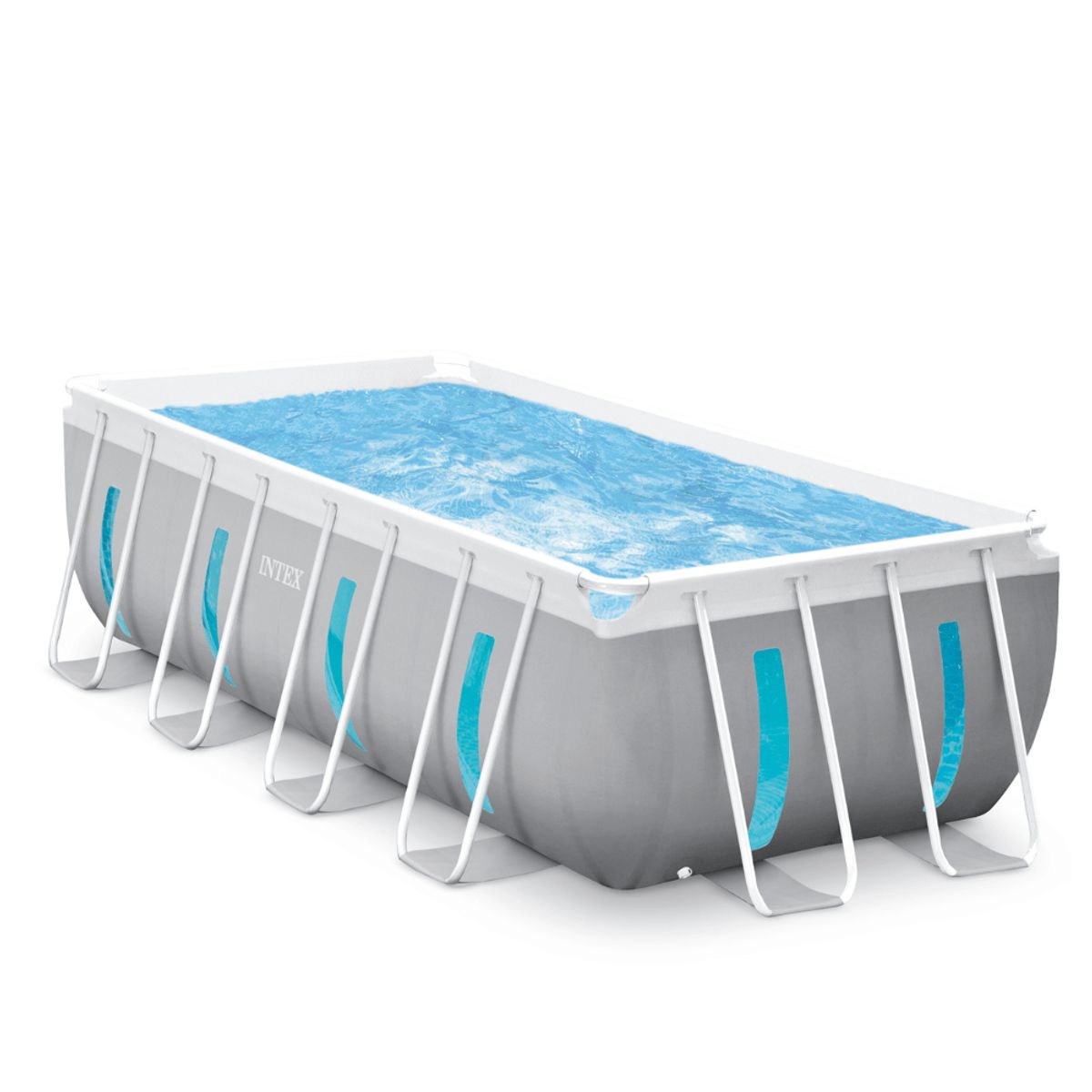 INTEX - Piscina Estructural Intex Prisma Frame Clearview Set 400x200x122 Cm