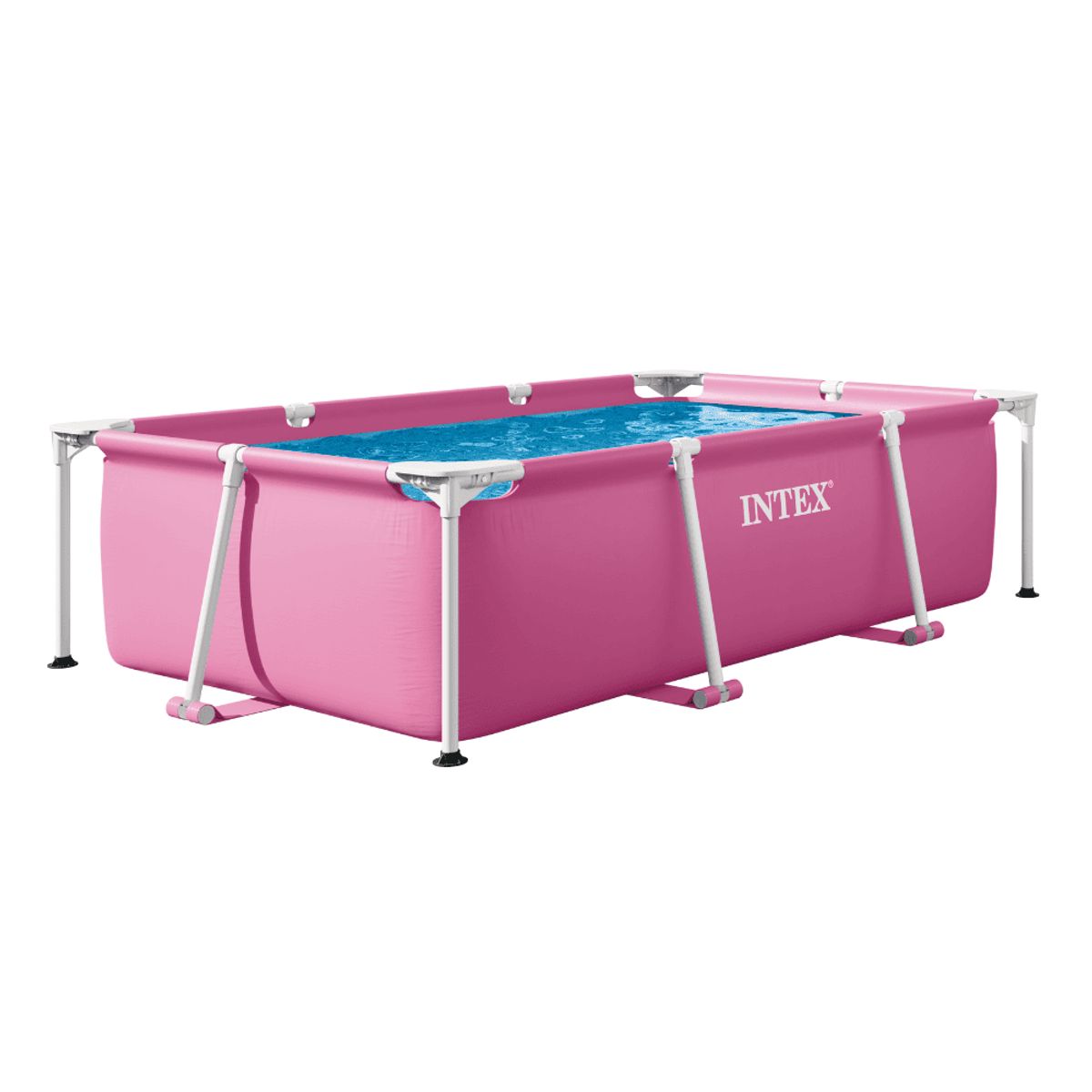 INTEX - Piscina Estructural Intex Small Frame 220x150x60 Cm Pink