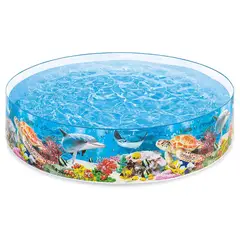 INTEX - Piscina Niño Rígida Deep Blue Sea Snapset 244x46 Cm