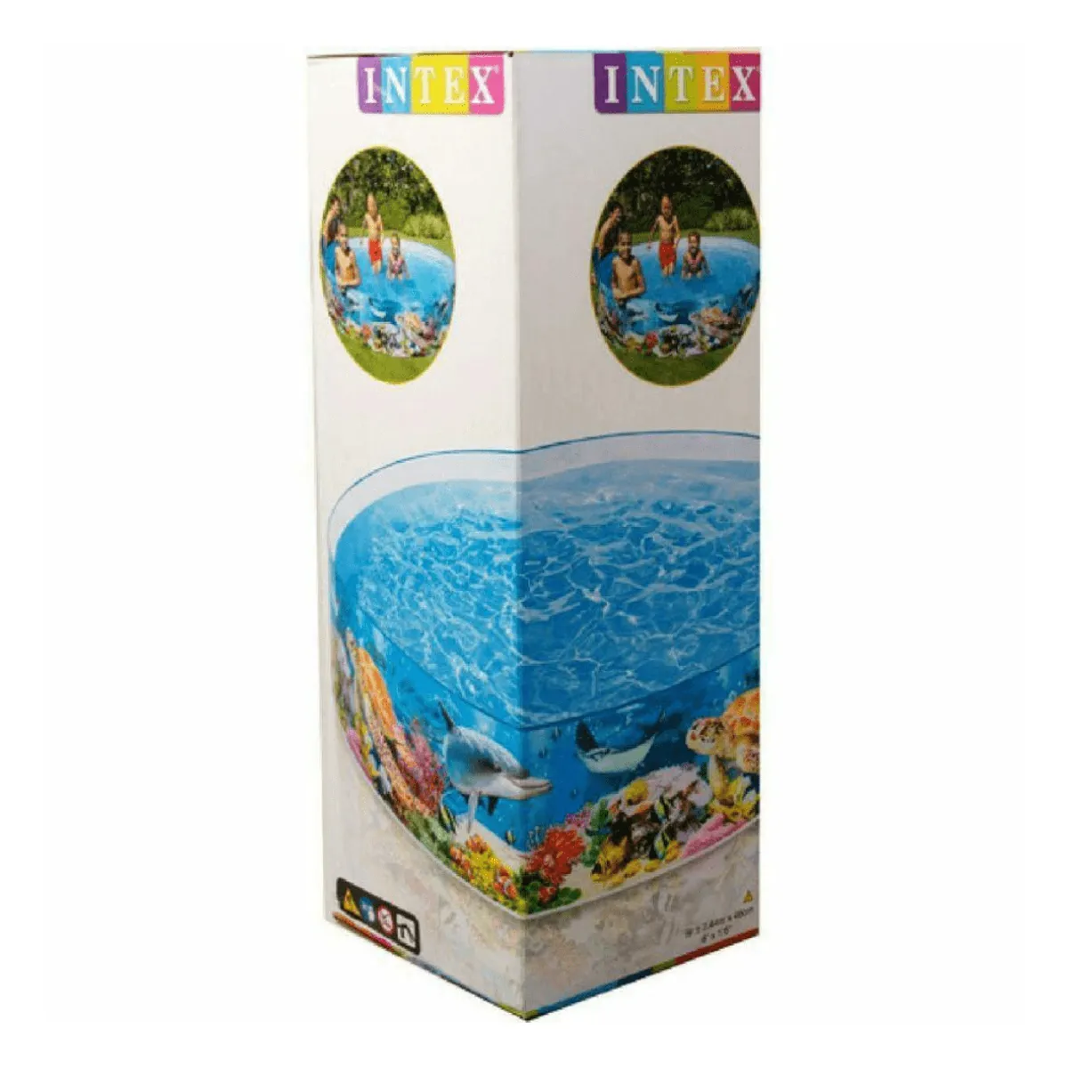 INTEX - Piscina Niño Rígida Intex Deep Blue Sea Snapset 244x46 Cm