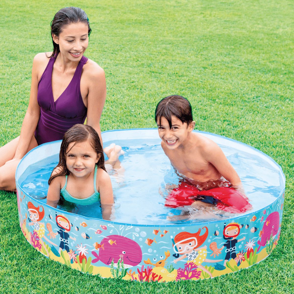 INTEX - Piscina Rígida Intex Snorkel Fun Snapset 122x25 Cm