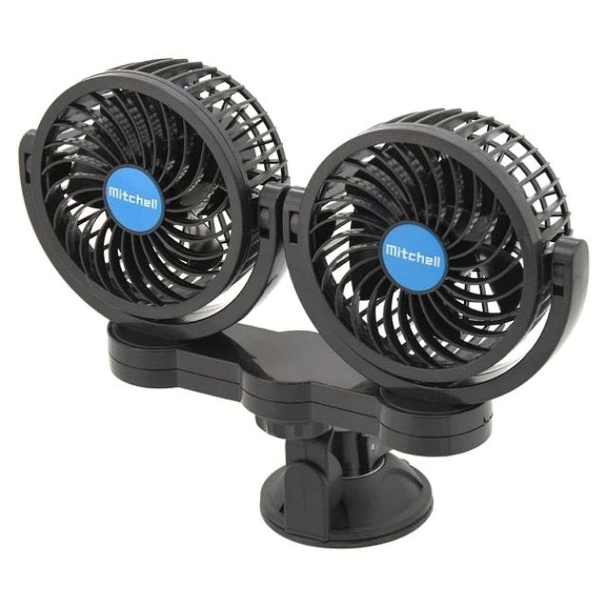 GENERICO - Ventilador De Automóvil Doble Turbo 12v 360º 2 Velocidades