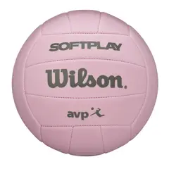 WILSON - Balón Volleyball Soft Play AVP Tamaño 5 Rosado