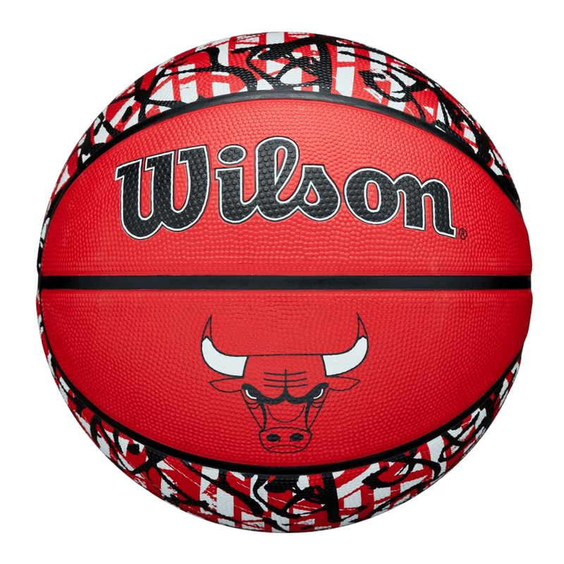 WILSON - Balón Basketball Wilson NBA Team Graffiti Chicago Bulls Tamaño 7