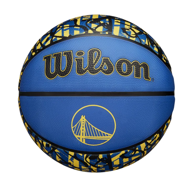 WILSON - Balón Basketball Wilson NBA Team Graffiti Golden State Warriors Tamaño 7
