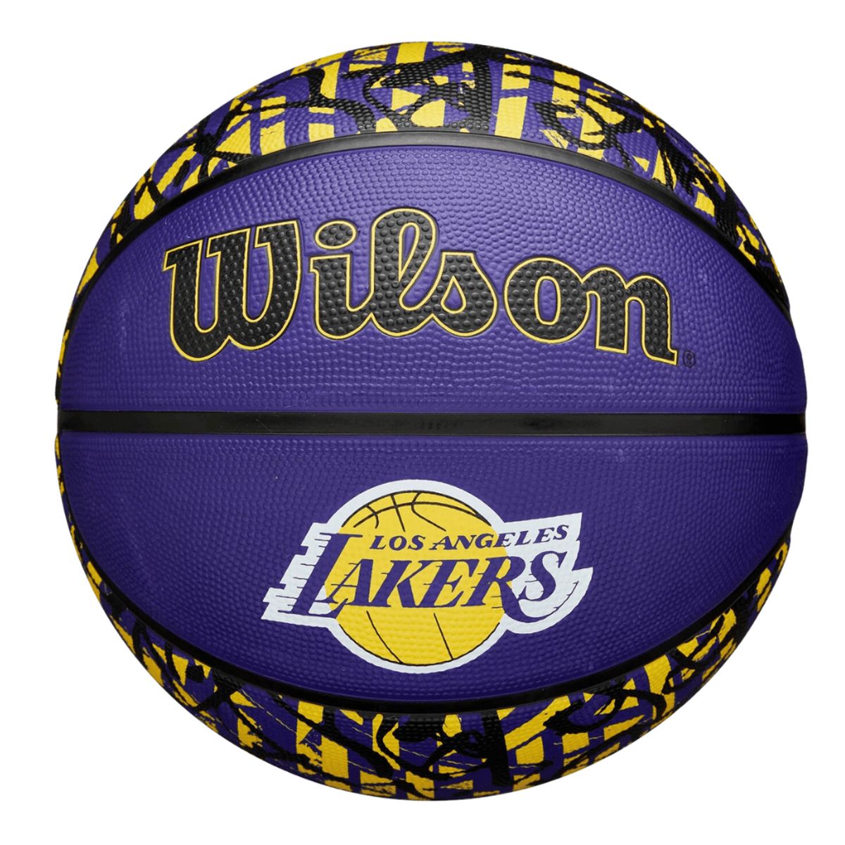 WILSON - Balón Basketball Wilson NBA Team Graffiti Los Angeles Lakers Tamaño 7