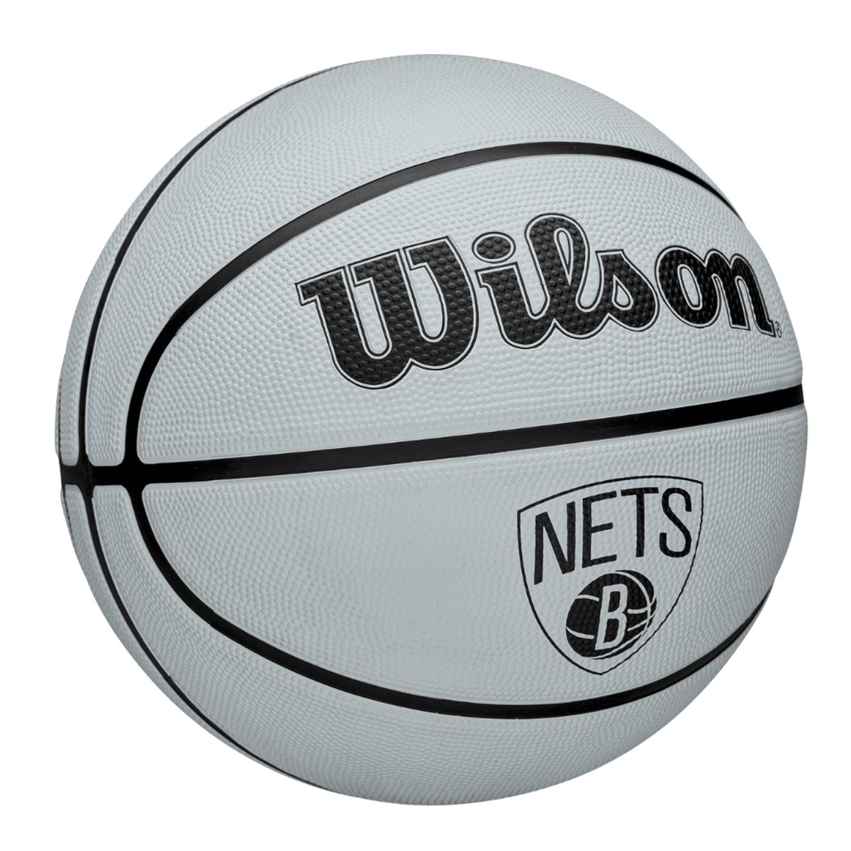 WILSON - Balón Basketball Wilson NBA Team Tribute Solid Brooklyn Nets Tamaño 7