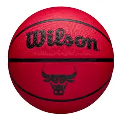 WILSON - Balón Basketball NBA Team Tribute Solid Chicago Bulls Tamaño 7