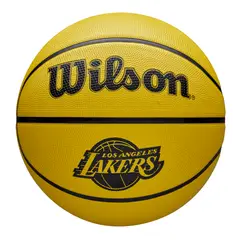 WILSON - Balón Basketball NBA Team Tribute Solid Los Angeles Lakers Tamaño 7