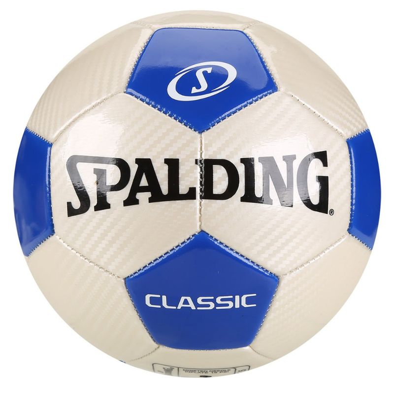 SPALDING - Balón Futbol Spalding Tornado Classic Tamaño 5 Azul