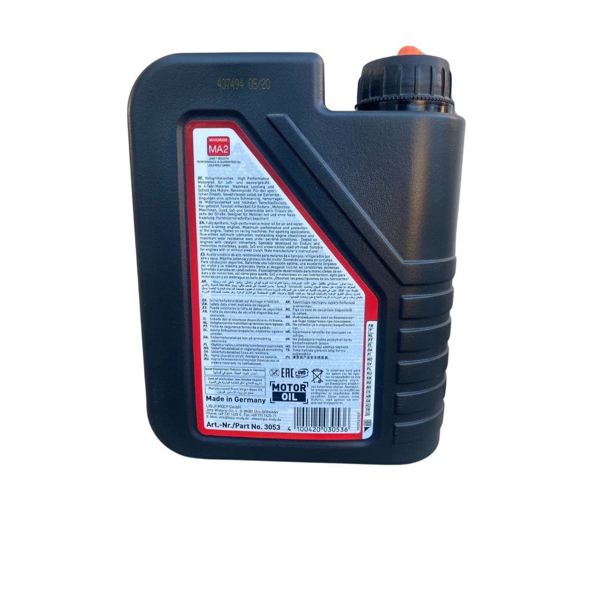 LIQUI MOLY - Aceite para Moto 10w60 4T Offroad Race Liqui Moly 1 Lt.