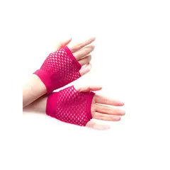 GENERICO - Guante Malla Corto Fucsia 1 Par